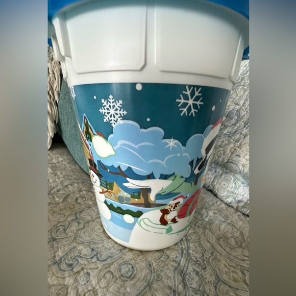 Disney Parks 2018 Holiday Souvenir Popcorn Bucket - Picture 2 of 7